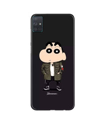 Shin Chan Mobile Back Case for Samsung Galaxy A51  (Design - 391)
