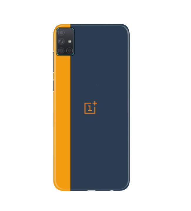 Oneplus Logo Mobile Back Case for Samsung Galaxy A51  (Design - 395)