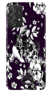 white flowers Mobile Back Case for Samsung Galaxy A52 (Design - 7)