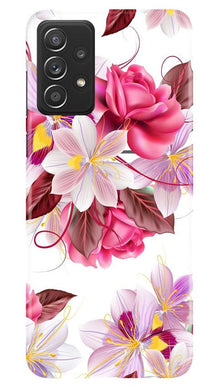 Beautiful flowers Mobile Back Case for Samsung Galaxy A52 (Design - 23)