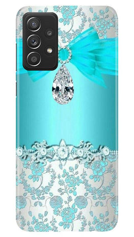 Shinny Blue Background Case for Samsung Galaxy A52