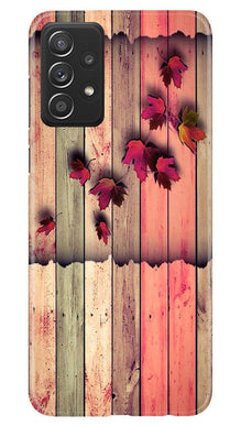 Wooden look2 Mobile Back Case for Samsung Galaxy A52 (Design - 56)