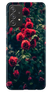 Red Rose Mobile Back Case for Samsung Galaxy A52 (Design - 66)