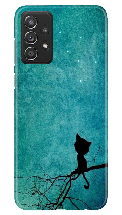 Moon cat Case for Samsung Galaxy A52