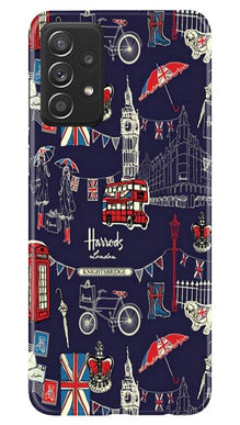 Love London Mobile Back Case for Samsung Galaxy A52 (Design - 75)