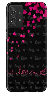 Love in Air Mobile Back Case for Samsung Galaxy A72 (Design - 89)