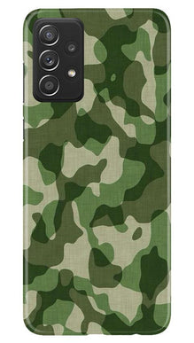 Army Camouflage Mobile Back Case for Samsung Galaxy A52  (Design - 106)
