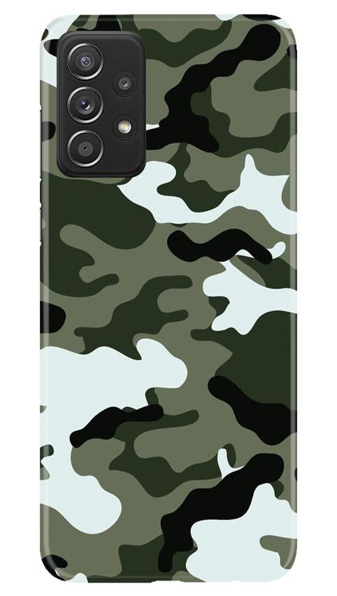 Army Camouflage Case for Samsung Galaxy A72  (Design - 108)