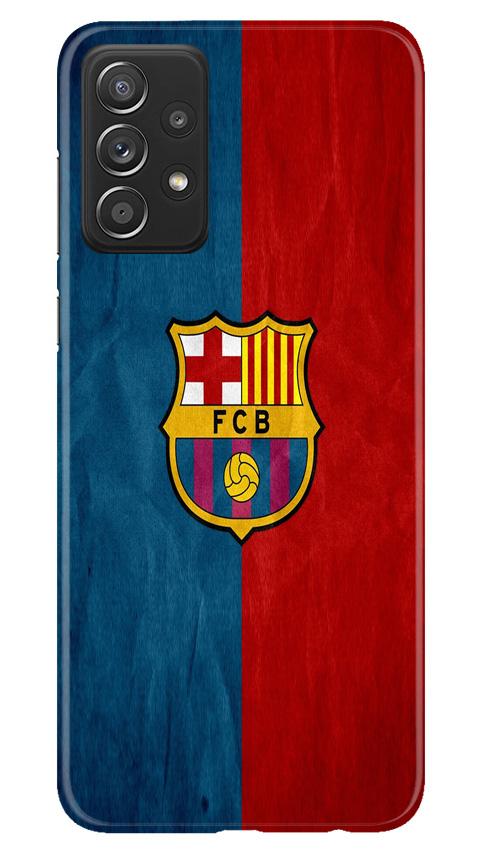 FCB Football Case for Samsung Galaxy A72  (Design - 123)