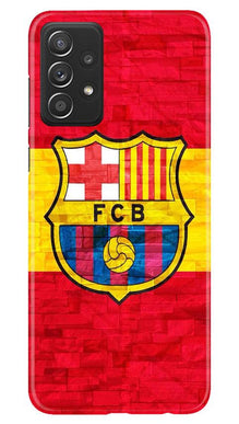 FCB Football Mobile Back Case for Samsung Galaxy A72  (Design - 174)