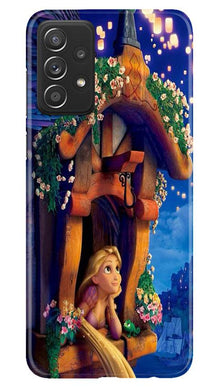 Cute Girl Mobile Back Case for Samsung Galaxy A52 (Design - 198)