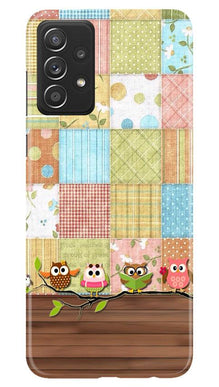 Owls Mobile Back Case for Samsung Galaxy A52 (Design - 202)