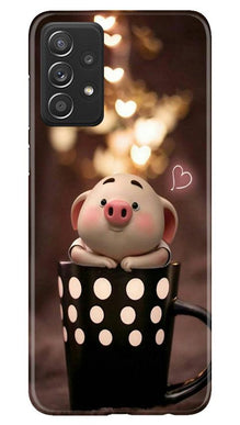 Cute Bunny Mobile Back Case for Samsung Galaxy A52 (Design - 213)
