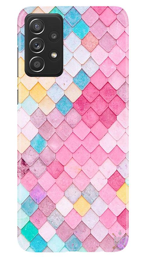 Pink Pattern Case for Samsung Galaxy A52 (Design No. 215)