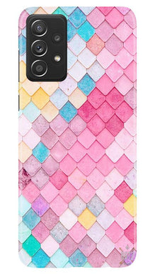 Pink Pattern Mobile Back Case for Samsung Galaxy A52 (Design - 215)