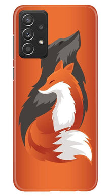 Wolf  Mobile Back Case for Samsung Galaxy A72 (Design - 224)