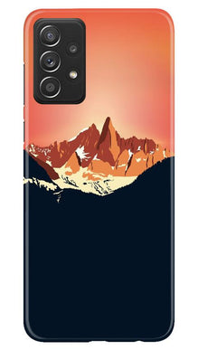 Mountains Mobile Back Case for Samsung Galaxy A52 (Design - 227)