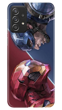 Ironman Captain America Mobile Back Case for Samsung Galaxy A72 (Design - 245)