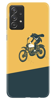 Bike Lovers Mobile Back Case for Samsung Galaxy A52 (Design - 256)