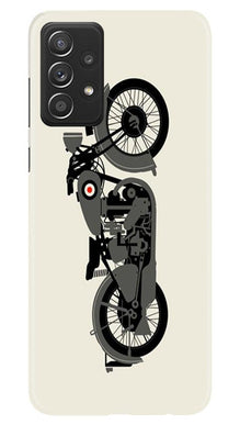 MotorCycle Mobile Back Case for Samsung Galaxy A52 (Design - 259)