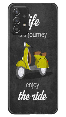 Life is a Journey Mobile Back Case for Samsung Galaxy A52 (Design - 261)