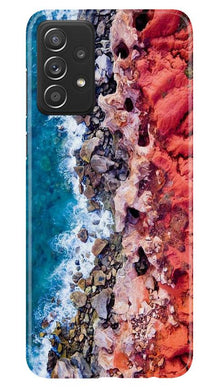 Sea Shore Mobile Back Case for Samsung Galaxy A52 (Design - 273)