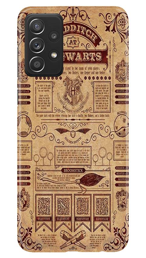 Hogwarts Mobile Back Case for Samsung Galaxy A52 (Design - 304)