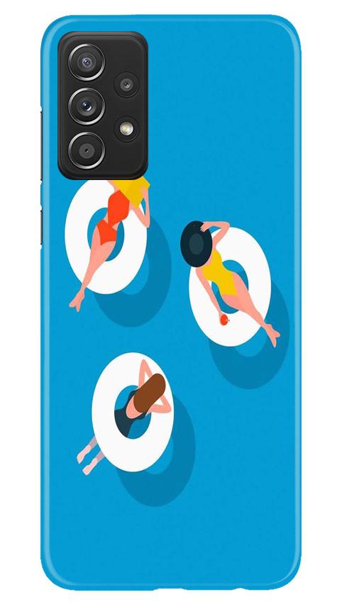 Girlish Mobile Back Case for Samsung Galaxy A52 (Design - 306)