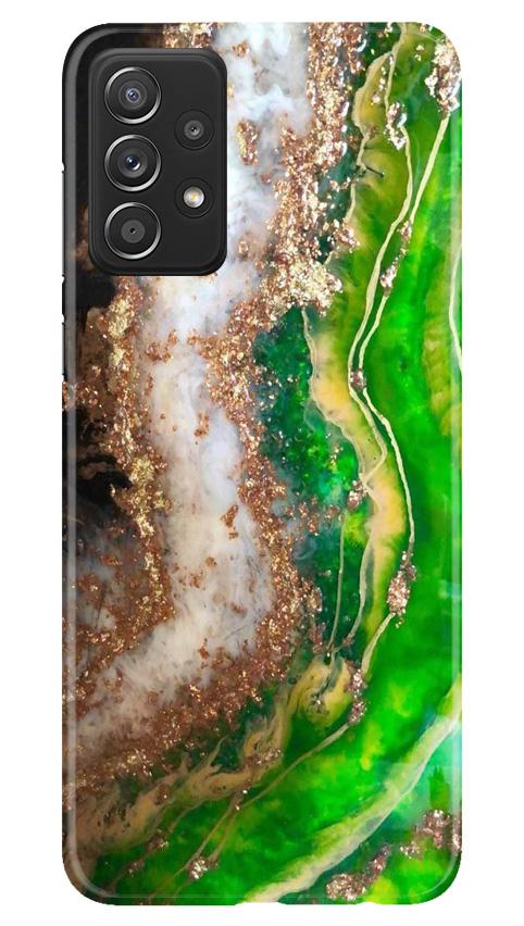 Marble Texture Mobile Back Case for Samsung Galaxy A52 (Design - 307)