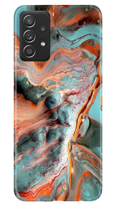 Marble Texture Mobile Back Case for Samsung Galaxy A52 (Design - 309)