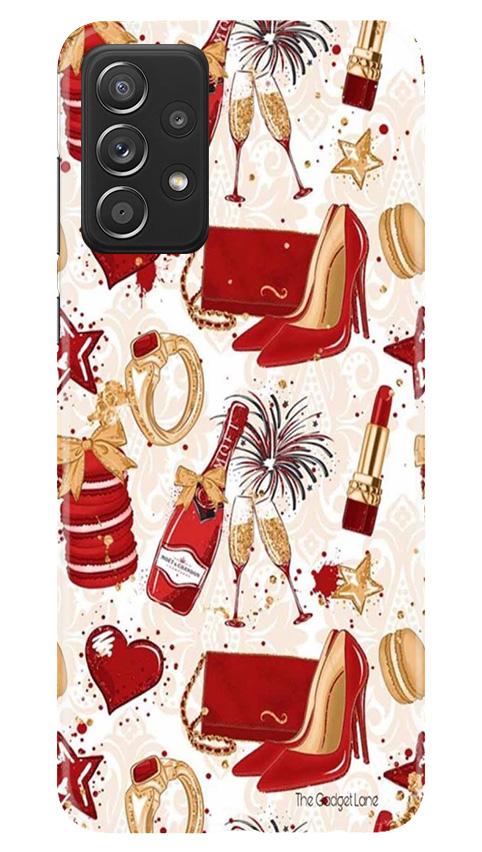 Girlish Mobile Back Case for Samsung Galaxy A52 (Design - 312)