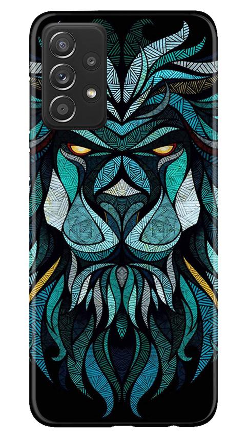 Lion Mobile Back Case for Samsung Galaxy A52 (Design - 314)