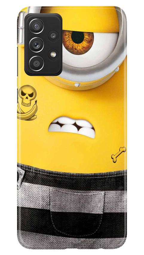Minion Mobile Back Case for Samsung Galaxy A52 (Design - 324)