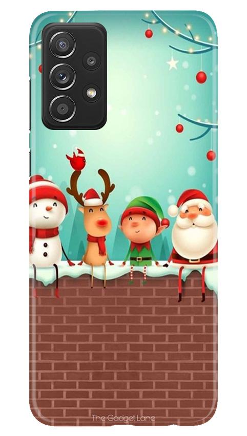 Santa Claus Mobile Back Case for Samsung Galaxy A52 (Design - 334)