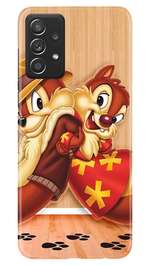 Chip n Dale Mobile Back Case for Samsung Galaxy A52 (Design - 335)