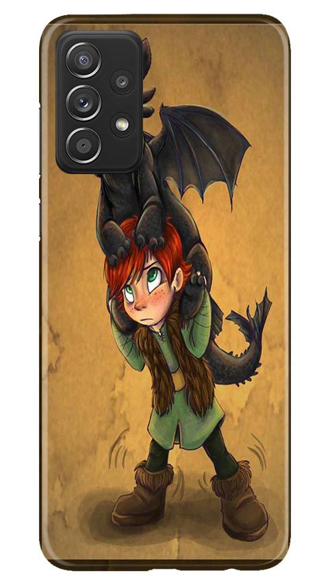 Dragon Mobile Back Case for Samsung Galaxy A52 (Design - 336)