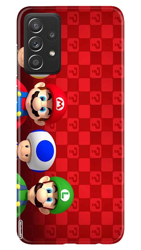 Mario Mobile Back Case for Samsung Galaxy A52 (Design - 337)
