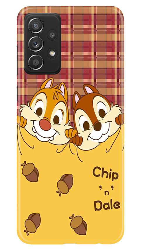 Chip n Dale Mobile Back Case for Samsung Galaxy A52 (Design - 342)