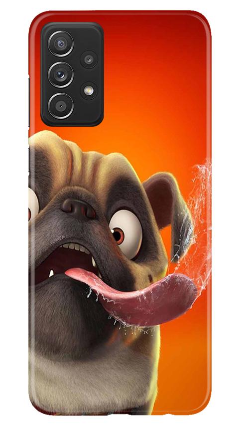 Dog Mobile Back Case for Samsung Galaxy A52 (Design - 343)
