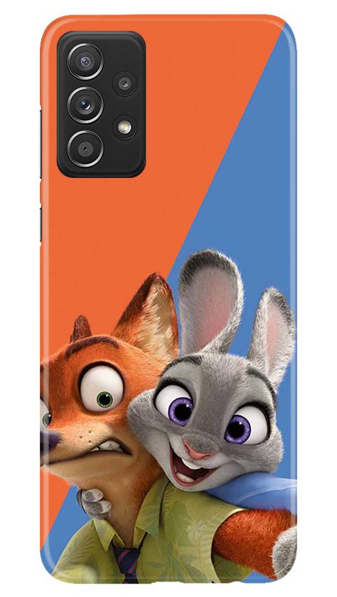 Cartoon Mobile Back Case for Samsung Galaxy A52 (Design - 346)