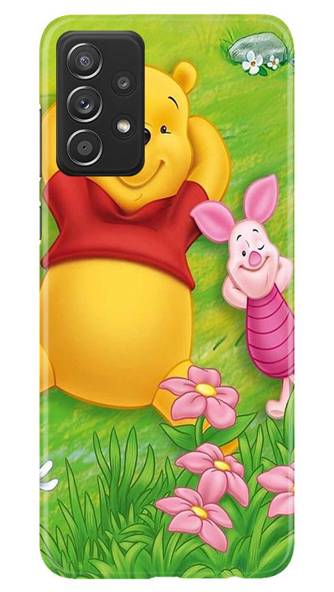 Winnie The Pooh Mobile Back Case for Samsung Galaxy A52 (Design - 348)