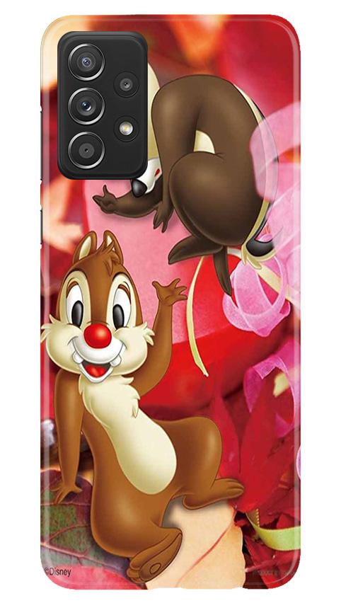 Chip n Dale Mobile Back Case for Samsung Galaxy A52 (Design - 349)