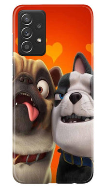 Dog Puppy Mobile Back Case for Samsung Galaxy A72 (Design - 350)
