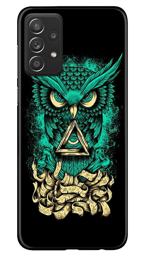 Owl Mobile Back Case for Samsung Galaxy A72 (Design - 358)