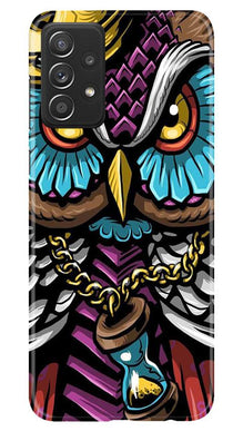 Owl Mobile Back Case for Samsung Galaxy A52 (Design - 359)