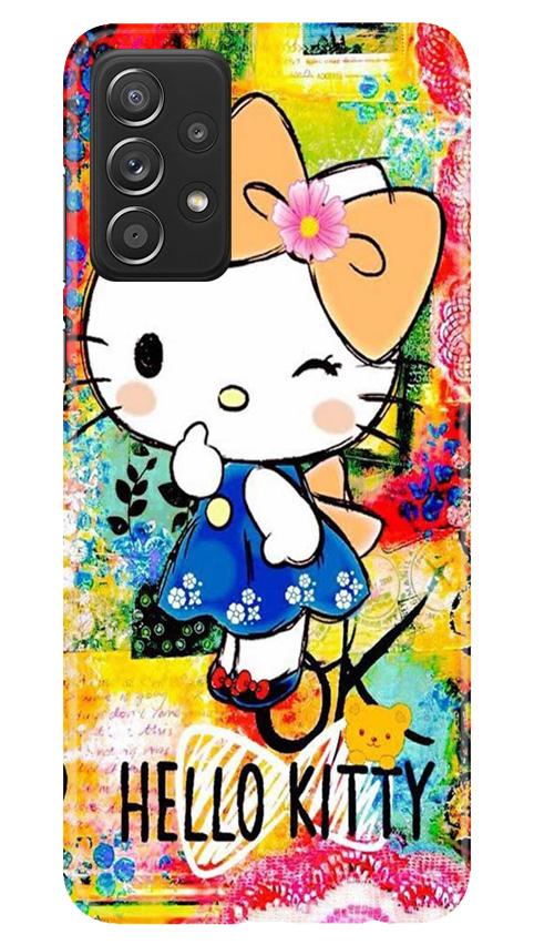 Hello Kitty Mobile Back Case for Samsung Galaxy A72 (Design - 362)