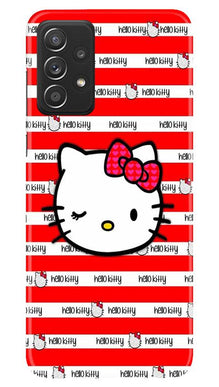 Hello Kitty Mobile Back Case for Samsung Galaxy A52 (Design - 364)