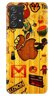Wooden Texture Mobile Back Case for Samsung Galaxy A52 (Design - 367)
