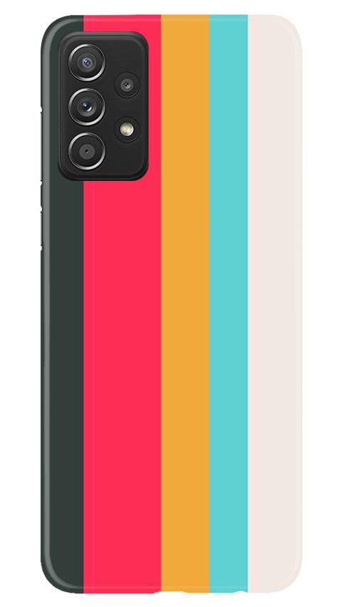 Color Pattern Mobile Back Case for Samsung Galaxy A52 (Design - 369)