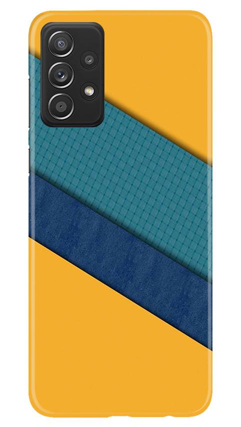 Diagonal Pattern Mobile Back Case for Samsung Galaxy A52 (Design - 370)